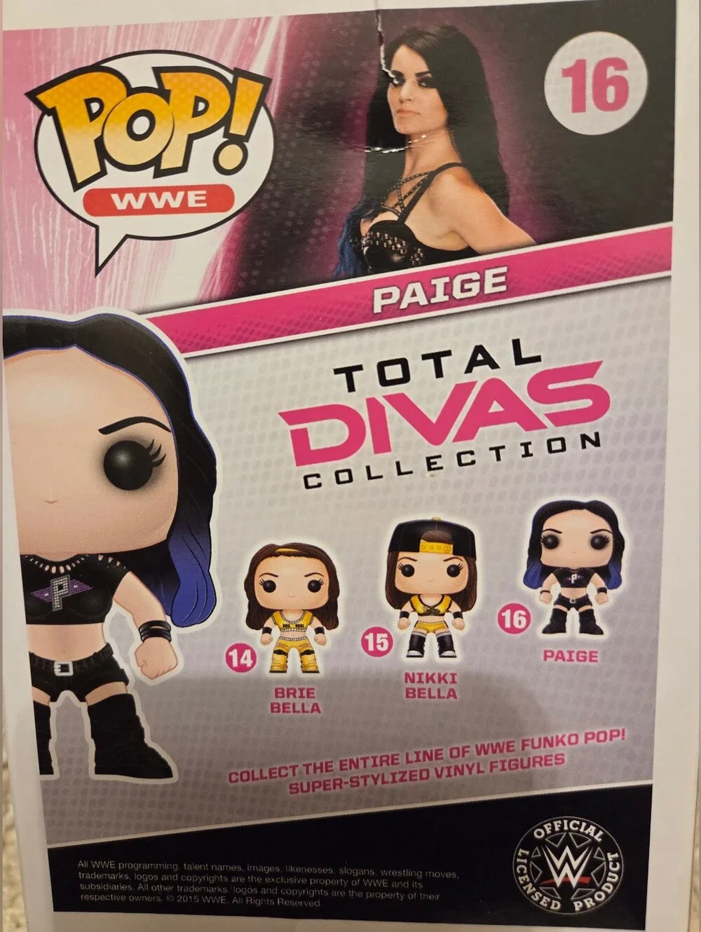 WWE Total Divas Paige Funko Pop #16 – Brand New, Never Opened